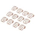 thumbnail image 3 of 12pcs Mini Trombone Éléphant Forme Signet Papeterie Fournitures pour Cadeau de Bureau Scolaire, 3 of 8