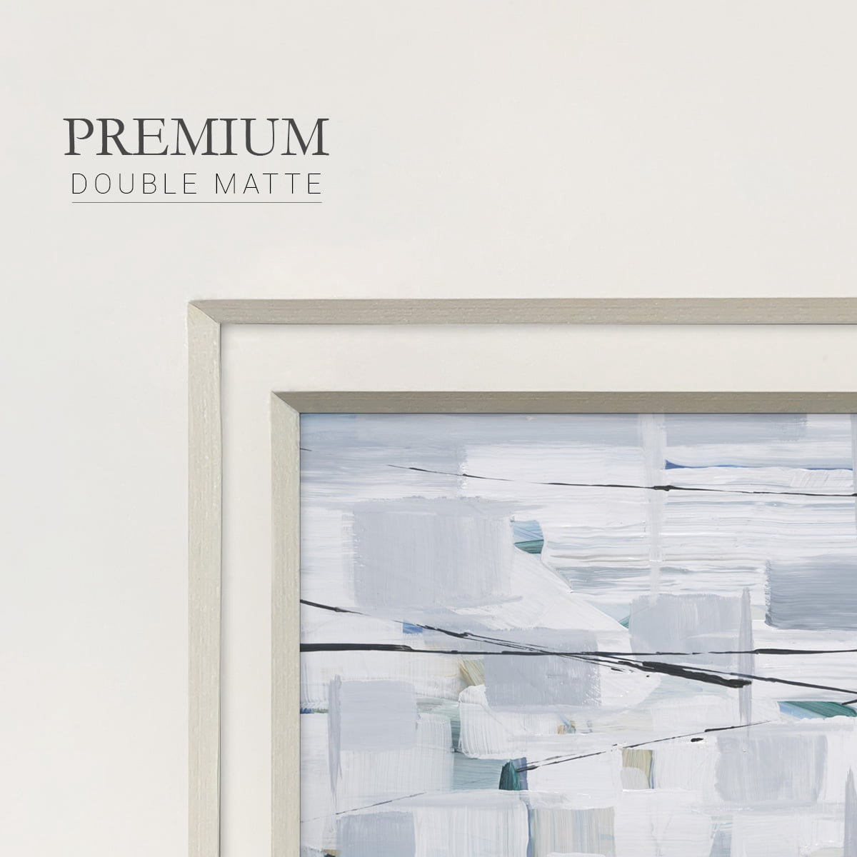 Stop on White-Premium Framed Print