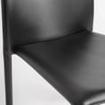 thumbnail image 7 of Set of Two Premium All Black Stacking Dining Chairs, 7 of 7