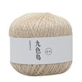 thumbnail image 1 of Xihbxyly Hilo de Encaje, Hilo Fino de Algodón para Crochet, Hilo Versátil para Manualidades, Ideal para Tejer Suéteres y Crochet, Ideal para Tops, Grupo de Lana de 60 G, Aguja de 1.0-2.0, 1 of 2