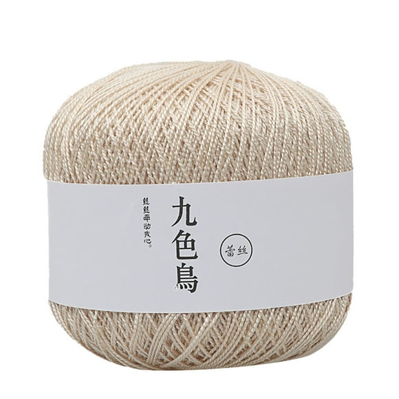 Iumwxz Lace Thread Diy Woven Fine Cotton Thread Crochet Yarn 8th multicolor Cotton Deals on household supplies