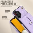 thumbnail image 4 of Samsung Galaxy A13 RFID Para Que Bloquea la Funda Protectora para Billetera Funda con Tapa Magnética Bolsillo con Múltiples Ranuras para Tarjetas con Correa para el, 4 of 7