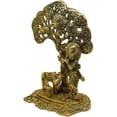 thumbnail image 2 of EDZZEL Krishna with Cow Standing Under Tree Playing Flute Decorative Showpiece, 2 of 4