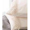 thumbnail image 4 of FLBER White Pillowcases Tassel Sham Cotton Pillow Covers,Set of 2 (19.7in x35.5in), 4 of 4