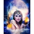 thumbnail image 1 of Diamond Painting (DE9917) DIY Full Moon Beauty Square Resin Rhinestone 5D 40x50cm FLhrweasw Nuevo, 1 of 1