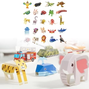 YYXPPP 24PC Animal 3D Suitable For Hobbies And Desk Puzzle Use Interactive For Parties And Gatherings