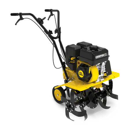 Champion Power Equipment 22-Inch Dual Rotating Front Tine Tiller with Storable Transport Wheels