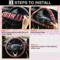 thumbnail image 5 of Unique Bargains Car Steering Wheel Cover Non-Slip Neoprene Elastic Colorful Leopard Pattern Waterproof, 5 of 6