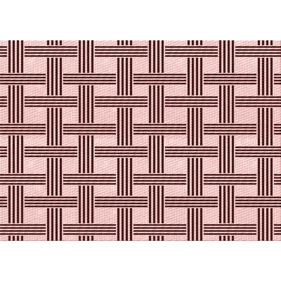 Ahgly Company Indoor Rectangle Patterned Brown Red Area Rugs, 2' x 3'