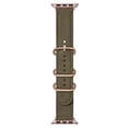 thumbnail image 5 of WFEAGL Apple Watch Band Genuine Leather iWatch Replacement Strap 38mm 40mm Green/Rose Gold, 5 of 9