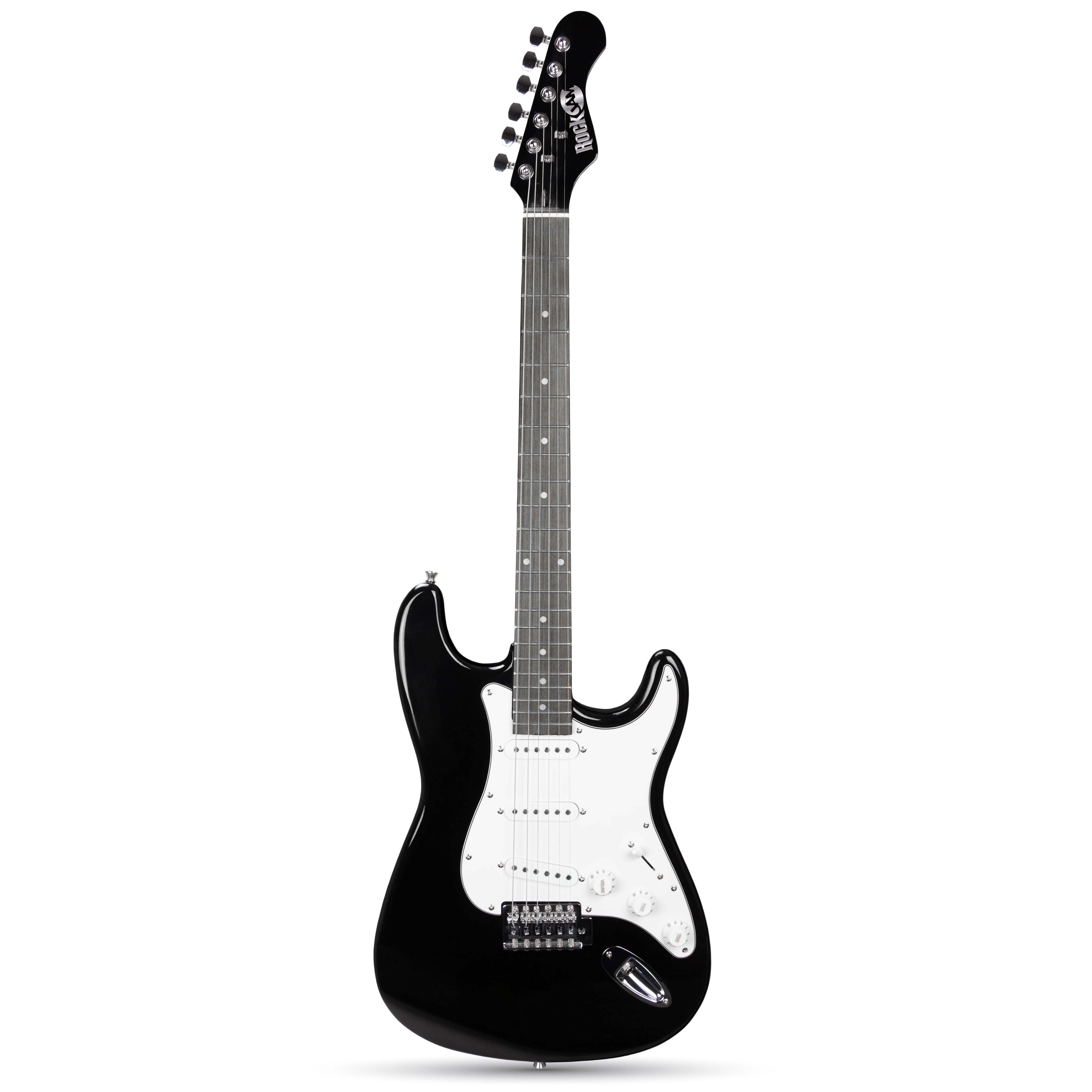 RockJam Right-Handed Solid Body Electric Guitar Black photo 7