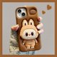 thumbnail image 2 of Funda de teléfono YYNAYAMA Labubu 3D Silicone para iPhone 15 Pro, 2 of 5