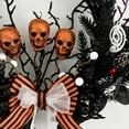thumbnail image 6 of sruoe Halloween Decor, Halloween Decoration Indoor, Artificial Wreaths, Halloween Decoration Outdoor, Halloween Decoration, Halloween Skull Ghost Wreath, Halloween Wreaths for Front Door, 6 of 7