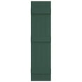 thumbnail image 3 of 14"W x 75"H Mid-America Vinyl, Standard Size Four Board Joined Shutters, w/Installation Shutter-Lok's & Matching Screws, 028 - Forest Green, 3 of 13