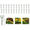 30PC Garden Hose Guide Stakes#13, variant on 20-Pack Hose Guide Stakes, U-Shape Garden Hose Holder, Heavy-Duty Plastic Support Spikes for Yard, Flower Bed and Pathway