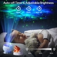 thumbnail image 2 of Dinosaur Egg Galaxy Projector, 8 Light Modes Aurora Projector with Music ＆ Timer,  Room Decor, Soothing Sleep Aid Gift for Girls/Boys, 2 of 7
