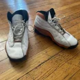 thumbnail image 1 of Ni - ke Ni - ke Air Jordan US 12 white tan black baseball sneakers retro starfish athletic, 1 of 5