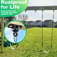 thumbnail image 7 of Celawork Heavy Duty Swing Hangers for Wooden Sets, 2PCS Black Swing Set Hardware for Playground Outdoor, 2400 lb Capacity, 7 of 7