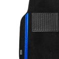 thumbnail image 6 of Universal Fit Galaxy13 Metallic Stripe Non-Slip Carpet Car Floor Mats - Full Set, 6 of 7