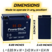 YTX20HL-BS Motorcycle Battery for Harley-Davidson 1450cc FXST FLST Softail