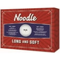 Noodle Long and Soft Golf Balls, 24 Pack