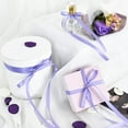 thumbnail image 4 of TONIFUL 3/8 In x 100yds Light Purple Satin Ribbon Thin Solid Fabric Ribbons Roll for Gift Wrapping Invitation Floral Hair Balloon Craft Sewing Party Wedding Popsicle Decoration Valentine's Day Bouquet, 4 of 6