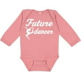 thumbnail image 3 of Inktastic Future Dancer Childs Dancing Girls Long Sleeve Baby Bodysuit, 3 of 5