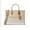 Camel White, variant on Womens Mirella Medium Pebbled Leather Tote Bag 35S4G7ZT2L-Epink