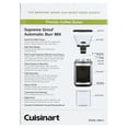 Cuisinart Supreme Grind™ 18 Cup Stainless Steel Burr Coffee Grinder