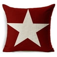 thumbnail image 1 of Housse de Coussin de Noël Élan Étoile pour Canapé, 1 of 7