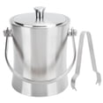 thumbnail image 2 of Ice Bucket, Double-Wall Bucket, Smooth Stainless Steel Material Food-Grade Wine Bucket, for Champagne Iced Wine, 2 of 7