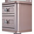 thumbnail image 3 of Simple Relax Vanity Table with Stool Set Rose Gold, 3 of 15