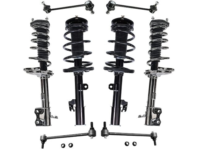 Pair Duralo Rear Strut & Spring Assembly For Toyota Highlander AWD 4WD 2008 2009 2010 2011 2012 2013 Duralo 1192-1427 New 