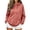 Pink, variant on CQONEPT Womens Hoodie Fleece Sweatshirts Long Sleeve Pullover with Pocket Hooded Neck Sweatshirt Drawstring Pullover Tops Winter Clothes Black XL