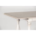 thumbnail image 5 of Pemberly Row Coastal 84" Wood Counter Height Table in Taupe Off White, 5 of 9