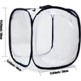 thumbnail image 4 of Insect and Butterfly Cage, 30x30x30 Insect Cage, Insect Habitat, Transparent Folding Mesh Cage, 4 of 5