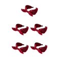 thumbnail image 1 of Transemion Coréen Style Bandeaux pour les Femmes Ajouter une Touche de Mode aux Cheveux Polyester pour les Femmes Accessoires de Cheveux pour les Femmes Bandes de Cheveux Vin Rouge 5Set, 1 of 6
