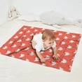 thumbnail image 2 of Red Chicken Pattern Blanket,Comfortable Soft Flannel Throw Blanket,All Season,Warm Lightweight Blankets for Sofa Bed Couch Living Room Chair,30"x40", 2 of 4