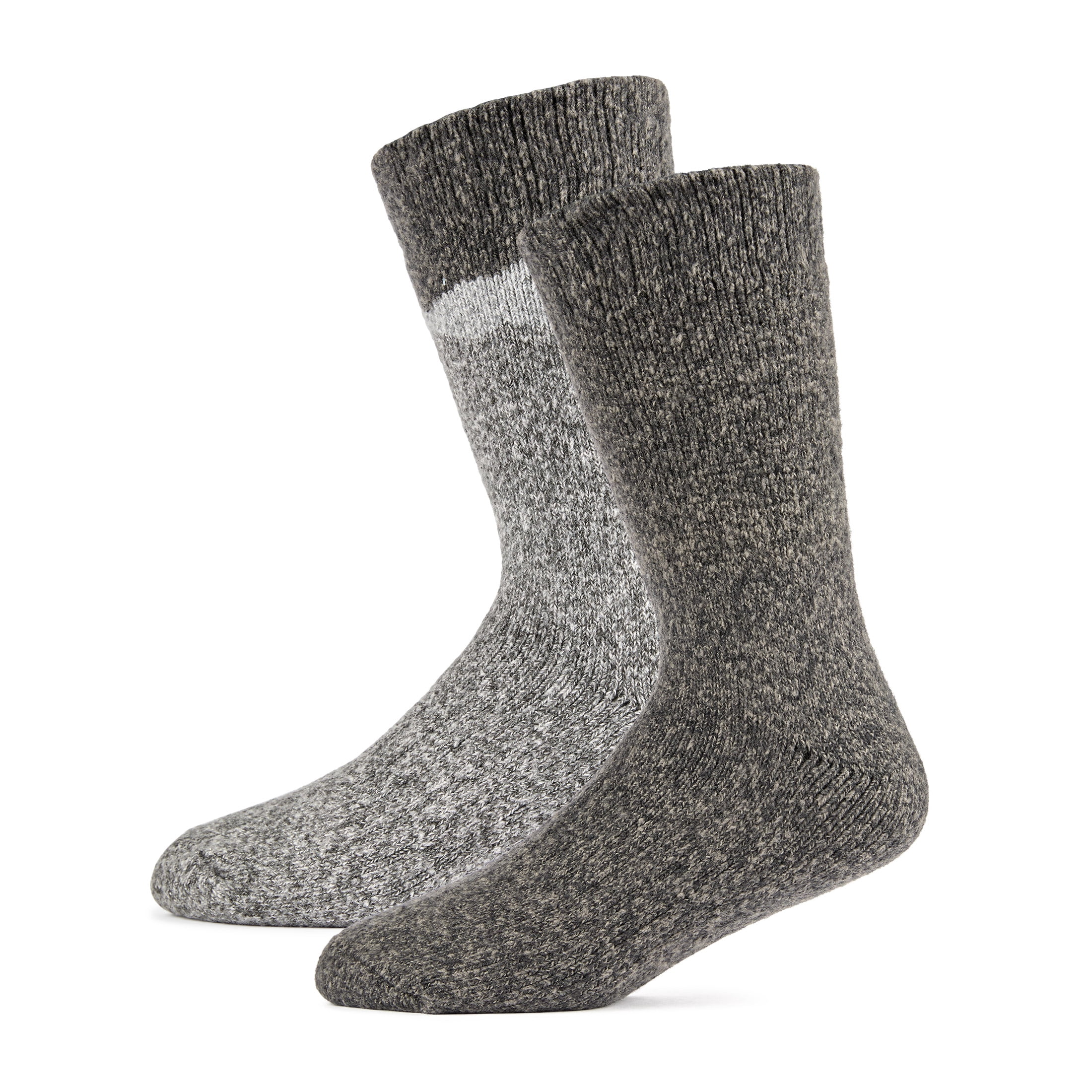 Fruit of the Loom Thermal Men's Crew Socks, Sizes 6-12, 2-Pack