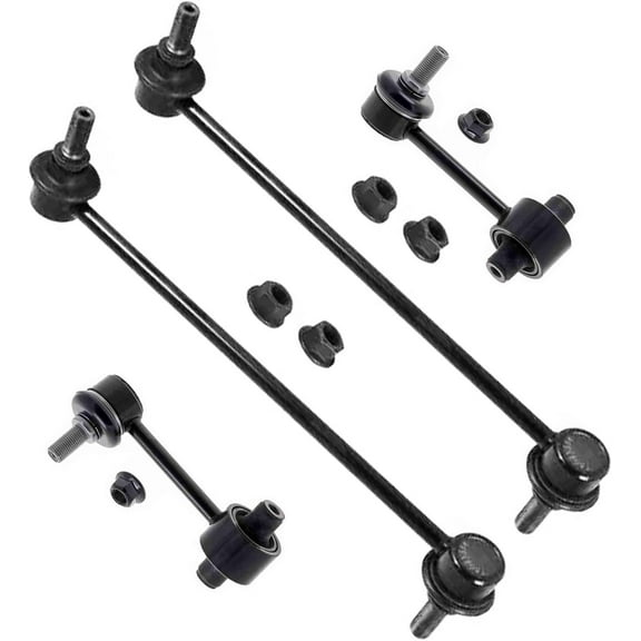 Detroit Axle - AWD Sway Bars for Hyundai 2018-2023 Kona, 4 Front and Rear Stabilizer Sway Bar End Links 2019 2020 2021 2022 Replacement