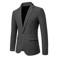 thumbnail image 4 of sususu Men's Black Blazer,Suits for Men Blue,Contemporary Tailored Casual for Modern Style and Everyday Comfort, 4 of 7