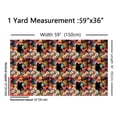 thumbnail image 3 of Castle Fairy Black Animal Fabric by the Yard 10 Yard,Vintage Flower Room Decor Fabric by the Yard,Cute Animal Sewing Fabric,Microfiber Kids Bedroom Decor, 3 of 6