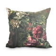 thumbnail image 1 of Floral Fancy 26 Inch Red Floral Print Decorative Throw Pillow, 1 of 2
