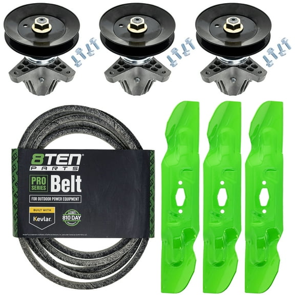 8TEN Blade Spindle Belt Kit for Cub Cadet ZT2-50 Ultima ZT2 742P05620 618P09256 MK1013768