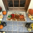 thumbnail image 4 of Fall Front Door Mat Decor, Fall Outdoor Welcome Mat, Autumn Tis The Season Football Doormat Outdoor Rug, 17" x 30", 4 of 6