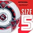 thumbnail image 2 of Franklin Sports MLS New England Revolution  Soccer Ball - Official Size 5 Soccer Ball - Regulation Size + Weight Soccer Ball for Kids + Adults - Boys + Girls Soccer Ball - Air Pump Included, 2 of 10