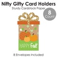 thumbnail image 5 of Big Dot of Happiness Pumpkin Patch - Fall, Halloween or Thanksgiving Party Money and Gift Card Sleeves - Nifty Gifty Card Holders - Set of 8, 5 of 8