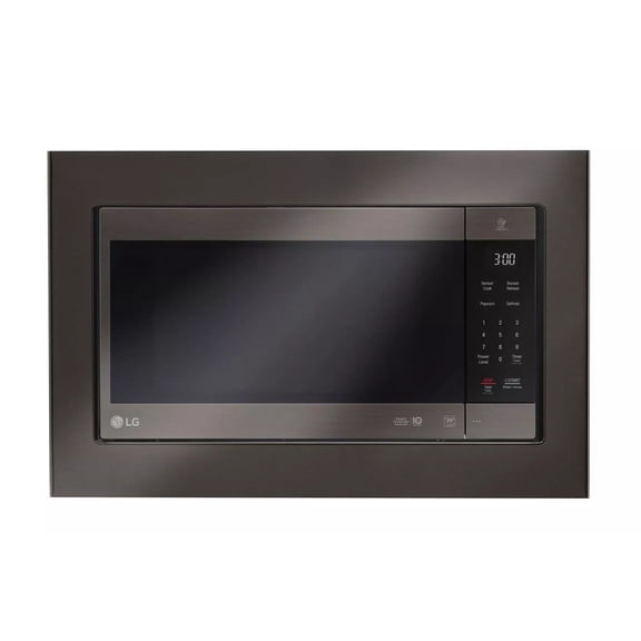 LG 30" Built-in Trim Kit in Stainless Steel Black Stainless Steel