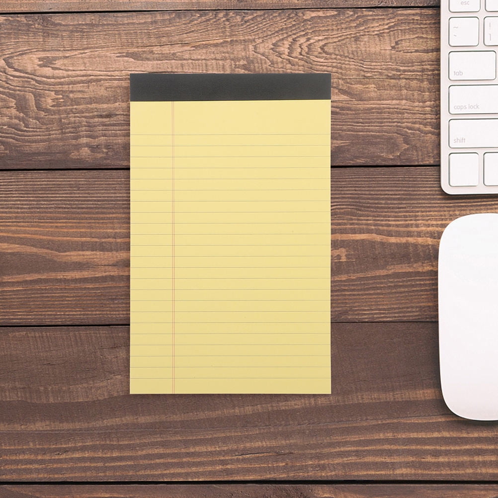 GOOHOCHY Yellow Note Pads for Students Portable and Versatile Use with Tearable Pages Legal Size 8.5 x 11 Inches
