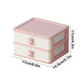 thumbnail image 3 of Giunmcul Festival Gift Desktop Storage Box Drawer Style Storage Box Student Multifunctional Cosmetics Jewelry Box Stationery Organizing Box Storage Rack, 3 of 5